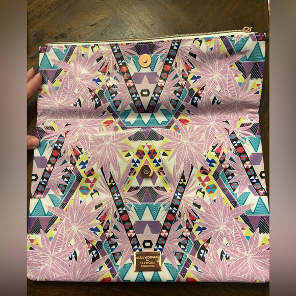 **LIMITED EDITION** Mara Hoffman for Sephora || Kaleidescape Fold Over Clutch - Picture 3 of 6
